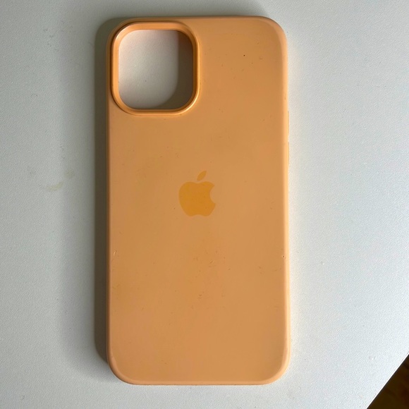Official Apple 12 Pro Max Iphone Case Cantaloupe color - Picture 2 of 6